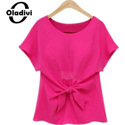 Oladivi Blouses With Bow