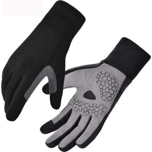 Touchscreen Winter shock absorption Thermal Warm Cycling Ski Outdoor Hiking Motorcycle Windproof full finger Gloves