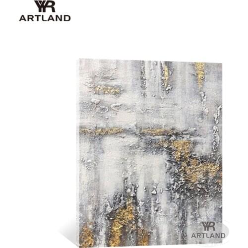 Simple Modern abstract paintings Handmade acrylic goil foil oil painting home decoration wall art picture for living room sofa