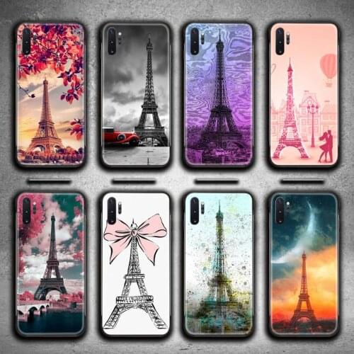 Romantic Paris Eiffel Tower Phone Case For Samsung Galaxy Note20 ultra 7 8 9 10 Plus lite J7 J8 Plus 2018 Prime M21