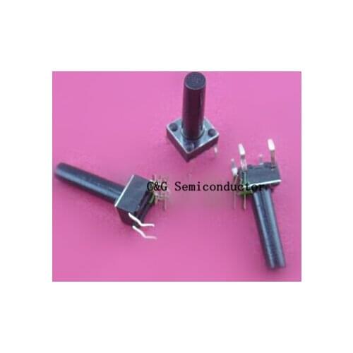 50pcs 6X6X16 6X6X16mm Switch line touch micro button switch Tact Switch