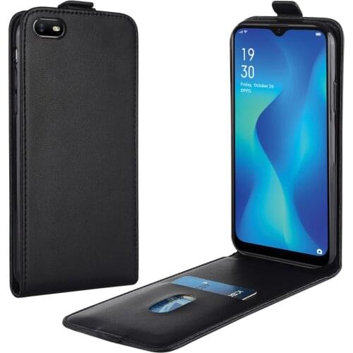 Up and Down Flip Luxury Leather Case for OPPO A1K CPH1923 CPH1935 CPH1943 6.1'' Phone Case for OPPO A 1K Cover Funda