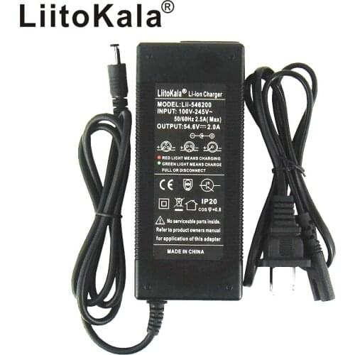 54.6v 2A charger 13 series of battery pack charger 48V 2A constant current constant pressure is full of self-stop