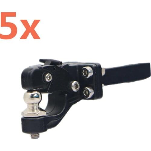 5Pcs Metal RC Cars Trailer Rescue Hook For Traxxas TRX4 Axial SCX10 90046 90047 1/10 RC Car Climbing Car Model Crawler Car Parts