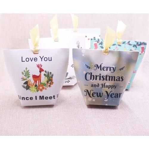 5pcs New flower Good Luch Best Wishes Wedding Favourate Box My Love Gift Box Halloween Festival Mothers' Day Gift Box Thanks