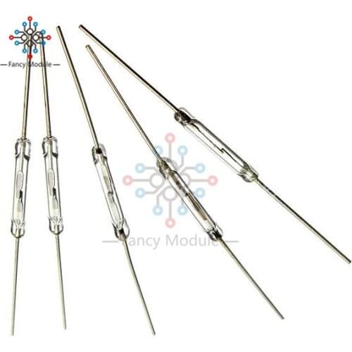 5pcs MKA-14103 Tone Leads Glass N/O SPST Reed Switches 10-15AT 2 x 14mm A