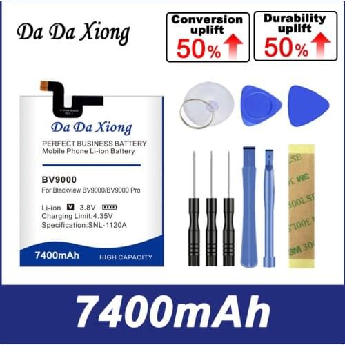 7200mAh V636468P V575868P MT6763T U536174P For Blackview BV9000 / BV9000 Pro Battery BV5000 BV7000 BV8000 BV9500 Pro Battery