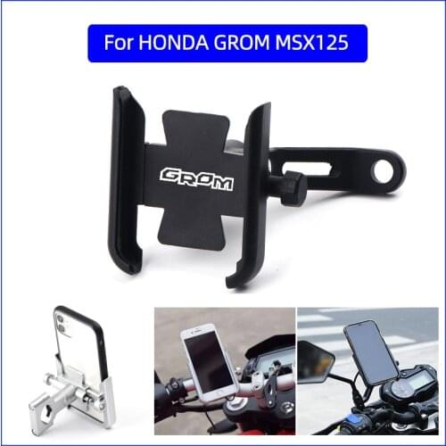 Motorcycle Accessories handlebar Mobile Phone Holder GPS stand bracket For HONDA GROM MSX125 MSX 125