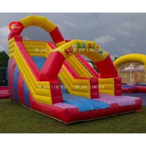 Free air ship to door,7x3.5x5m super crazy fun inflatable slide for kids outdoor,commercial rental inflatable jump slide