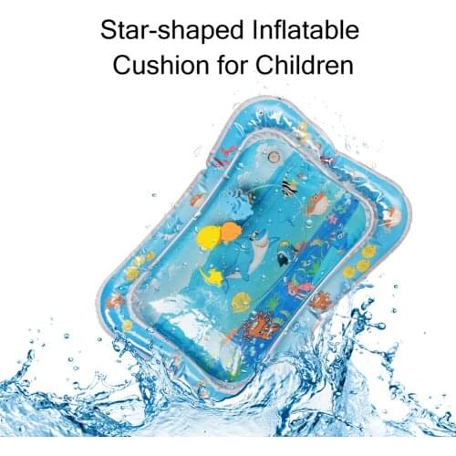 Baby Water Play Mat Summer Children Fishing Toy Inflatable Tummy Time Cushion Infant Kid Toddler Pad Early Education Water Play