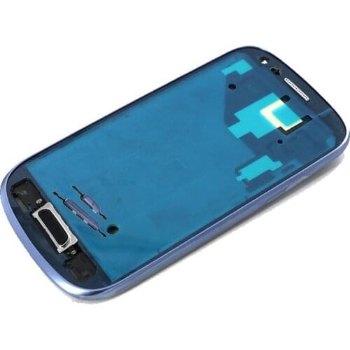 For Samsung Galaxy S3 mini GT-I8190 I8190 I8200 Phone LCD Front Middle Plate Bezel Housing Center Frame With Buttons