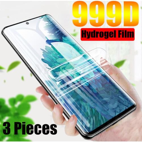 3 Pieces Hydrogel Film TPU Screen Protector For OPPO Realme 8 7 6 5 XT X2 Pro Full Protective Film Oppo A9 A5 2020 Not-Glass