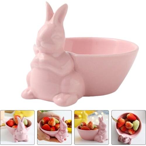 1Pc Food Serving Container Yogurt Bowl Fruit Salad Bowl Easter Tableware Snack Bowl for Party Hotel Home