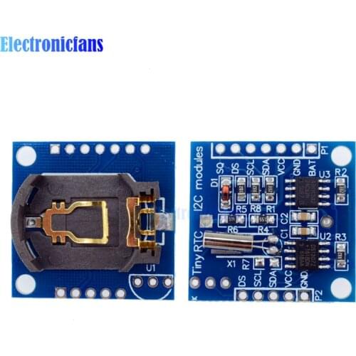 10Pcs/Lot I2C RTC DS1307 AT24C32 Real Time Clock Module for Arduino 51 AVR ARM PIC 2.9*2.6cm