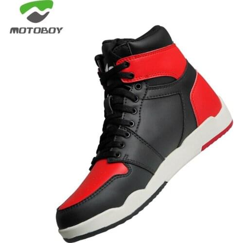 Motoboy New motorcycle riding shoes motorcycle boots racing shoes fall proof knight equipment leisure four seasons men and women