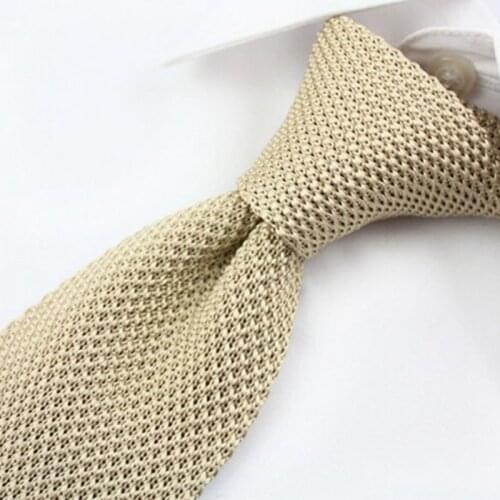 Mens Fashion Solid Tie Knit Knitted Tie Plain Necktie Narrow Slim Skinny Woven Ties