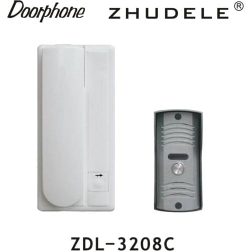 Top Quality New Arrival Intercom Home Interphone Audio Doorbell /Audio Doorphone System w/t unlocking/2-way intercom functions