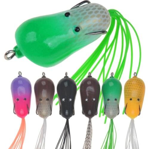 Popper Frog 7.8g 5cm Frog Lures Soft Baits For Snakehead Bass Lures Frog Fishing Floating Topwater