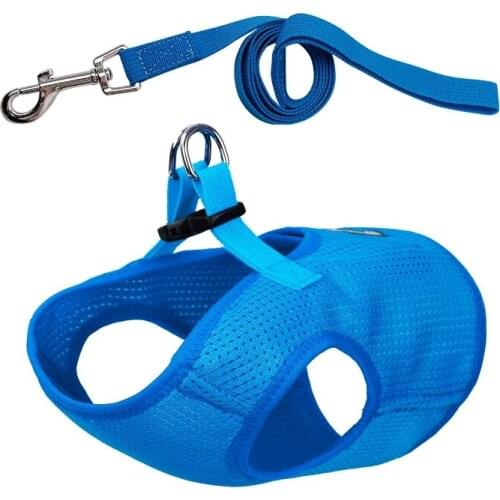 Mesh Dog Harness No Pull & No Choke Adjustable Light Weight Anti-breakaway Pet Dog Harness Vest For Dogs