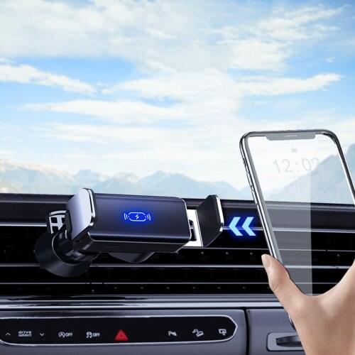 Universal 360° Rotating Electric Car Mobile Phone Holder Mount Infrared Induction Automatic Clamping Clip Cradle for 4.7-7.2"