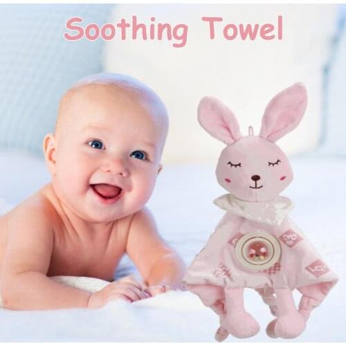 Toddler Baby Soothing Towel Washable Soft High-elastic Towel Newborn Sleeping Toy Dolls Kids Fashion Soothe Appease Towel Bib