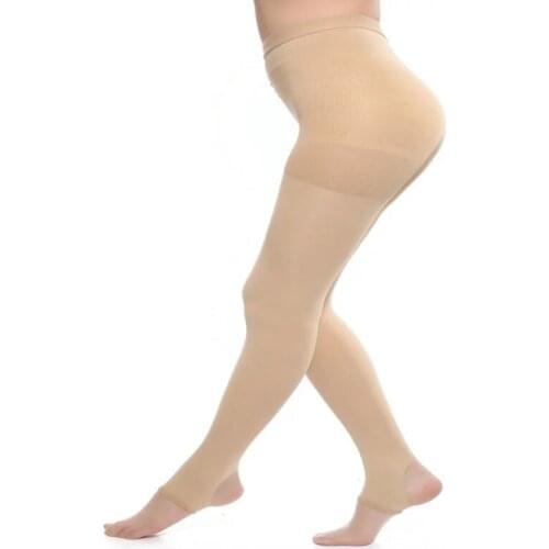 YY1680D Womens pressure tights thin legs thick autumn and winter wear black elastic hips, anti-take anti-friction shape tights