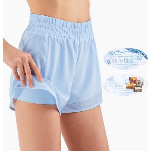 Womens Shorts Breathable Anti-bacterial Yoga Cycling Shorts High Waist Woman Clothes Leggings Sport Women Fitness High Quality