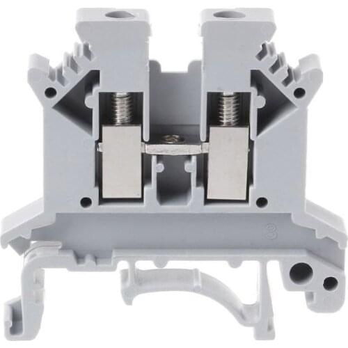 10pcs/set UK-2.5B Terminal Block Screw General Application PCB Din Rail Wiring Termianl Connector