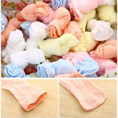 20 Pairs/Lot Infant Socks for Baby Boys Girls Toddler 0-3 Years Children Kids Cute Socks Solid Candy Color Wholesale