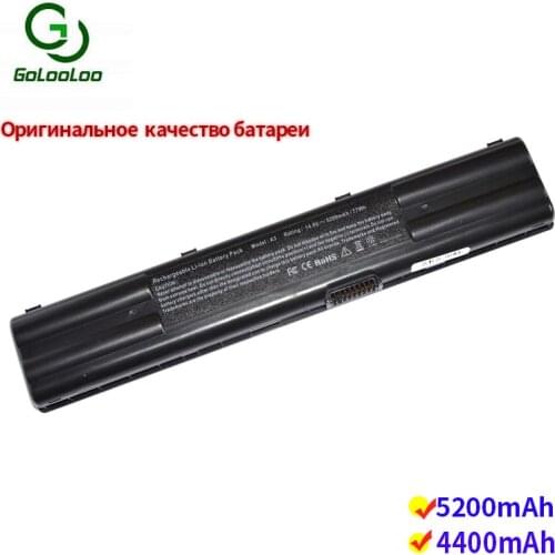 Golooloo 8 cells laptop battery for Asus A3 A3000 A38N A3Ac A3E A3Fc A3Fp A3G A3H A3Hf A3L A3N A3Vc A3Vp A6 A6000 A6E A6F A6G