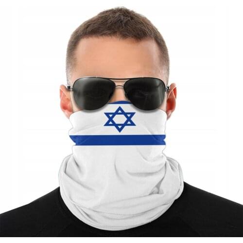 Israel Flag Scarves Neck Face Mask Unisex Halloween Neck Warmer Seamless Bandana Versatility Headband Outdoor Hiking