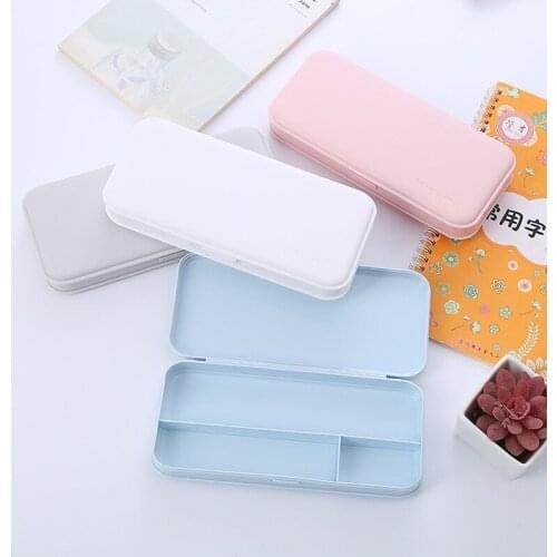 Macaron Pencil Case Student Stationery Cute Pencil Case High Capacity Pen Case Creative Kawaii Pencil Case School Supplies