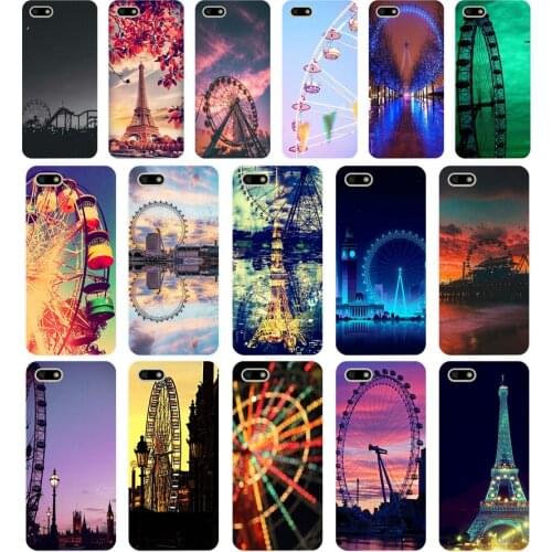05AA The ferris wheel Soft Silicone Tpu Cover phone Case for Huawei Honor 7A PRO 5.45 5.7 7C 7X Y5 2018