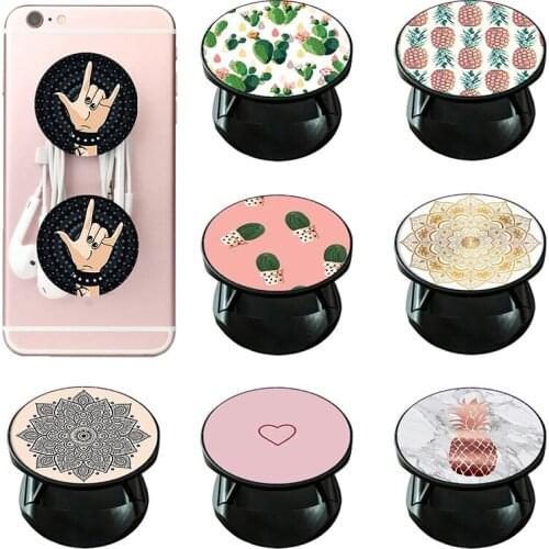 2021 Hot Shaw New pattern Mobile phone universal bracket ring buckle multi-function retractor lazy folding frame fall proof