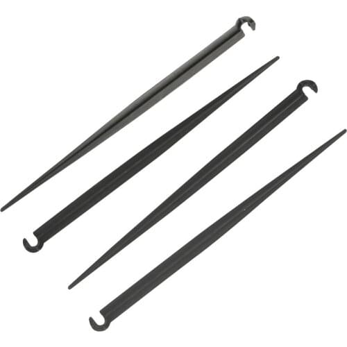 4/7mm Hose Bracket "C" Shape Fixed Stems Holder Garden Lawn Irrigation Pipe Inserting Ground Stand Pipe Support 50 Pcs