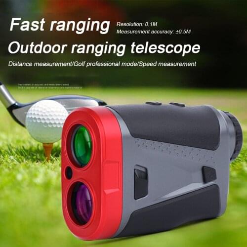 Rechargeable Rangefinder Telescope 7X Magnification Handheld Golf 1000m Distance Measuring for Outdoor Travel jlrr