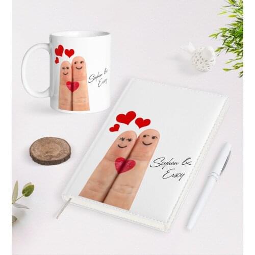 Personalized Valentines Day 2021 Organizer Pen and Mug Seti-78