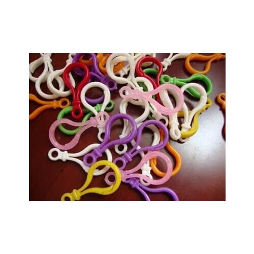 50mm mixed color plastic clasp for plush doll accessories---100pcs/lot