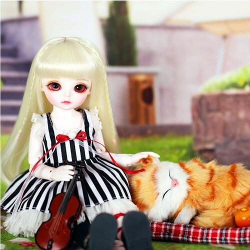 Full set BJD doll SD baby 1 / 6 lovely girl joint doll Miyo birthday gift