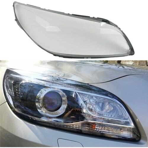 Car Transparent Lampshade Lamp Shade Front Headlight Shell Headlight Cover Lens for Chevrolet Malibu 2012-2014