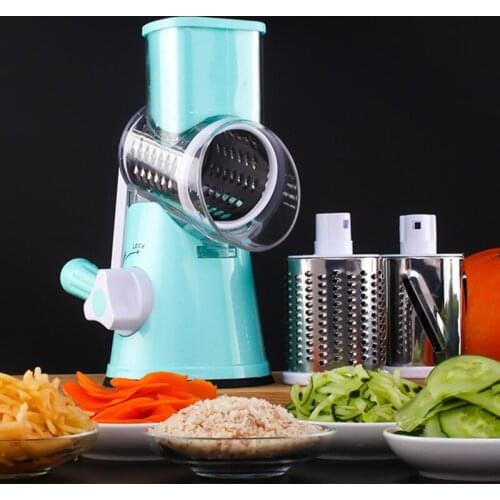 DIY Potato Vegetable Cutter Slicer Kitchen Accessories Multifunctional Round Mandoline Slicer Potato Cheese Kitchen Gadgets