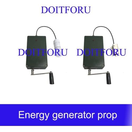 Room Escape Manual electrical generator prop control light or lock Adventurer props escape room game tool