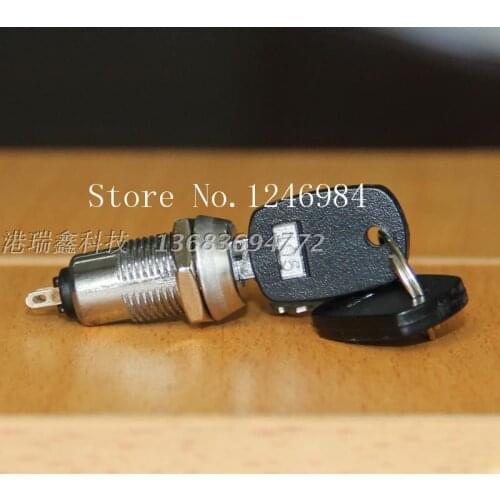 [SA]Taiwan Kim Tae-electronic lock key switch M12 electronic key switch two tranches genuine original S109B-2--20pcs/lot