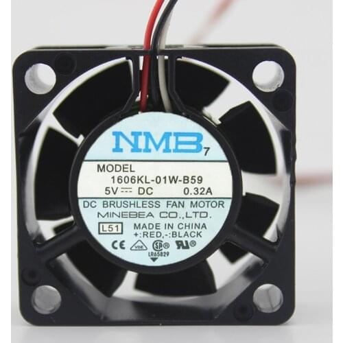 4 cm 4015 DC5V 0.32A three-wire cooling fan 1606KL-01W-B59