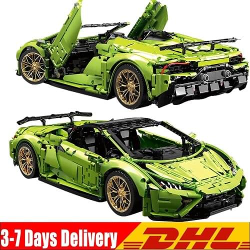 IN STOCK 3558PCS Moc High-Tech Series EV F12 Famous Sport Cars Building Blocks Creator Bricks Toys Childrens Educational Gifts