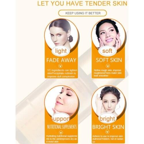 Vitamin C Face Serum Hyaluronic Acid Vitamin E Plant Anti Whitening Serum For All Extracts Moisturizing Skin Bright U2W6