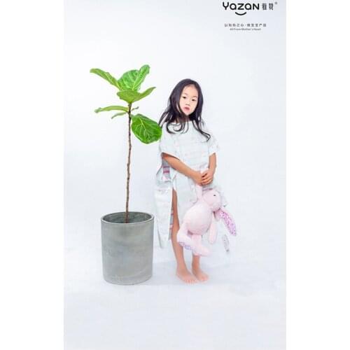 Yazan cotton gauze bath towel childrens cape hooded beach towel microfiber printed bath towel summer bathrobe cape