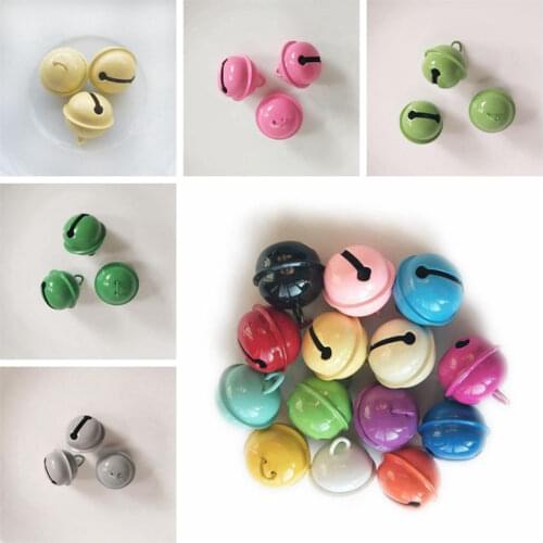 1Pcs Colour Pet Cat Dog Bell Collar Accessories Party Decoration Pendant 22mm Candy Color Bells DIY Pet Toy Cheap Wholesale