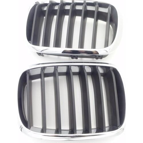 2 Pcs/Pair ABS Front Grille Kindey Grill RH and LH 51117294485/86 for BMW X5 F15 2014