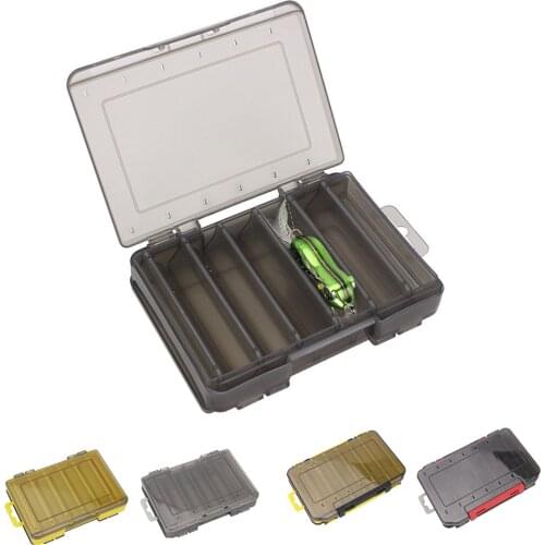 2 Sided Fishing Squid Jig Lure Storage Case PP Squid Jigs Hook Holder Organizer Fishing Tackle Boxes